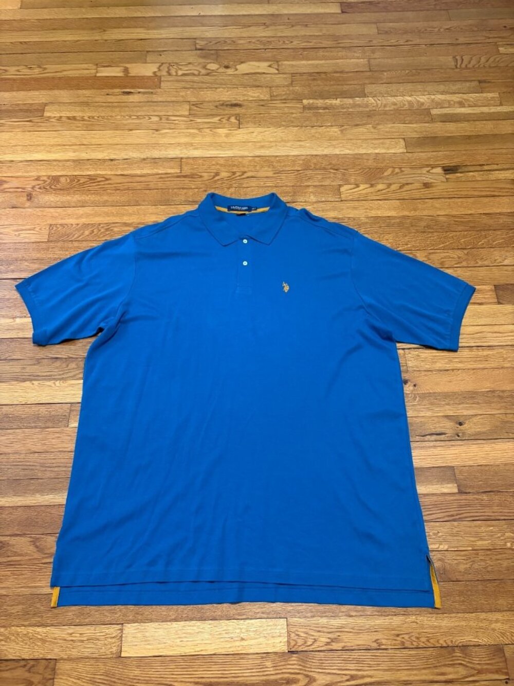 US Polo Assn Mens Polo Shirt Size Big Tall 4XLT Blue Luxury Feel Cotton Golf